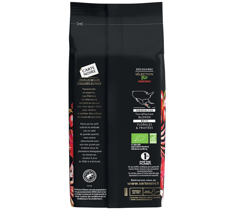 500g Café en grains Bio - Carte Noire Honduras