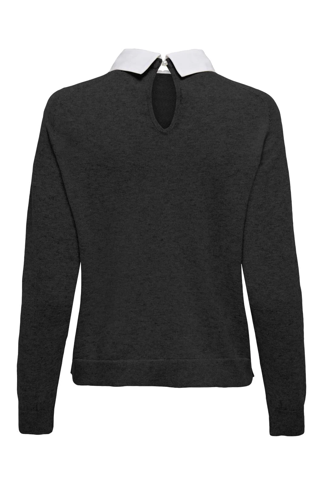 Only Onlangie Life Ls Mix Collar Cc Knt 4579939 black