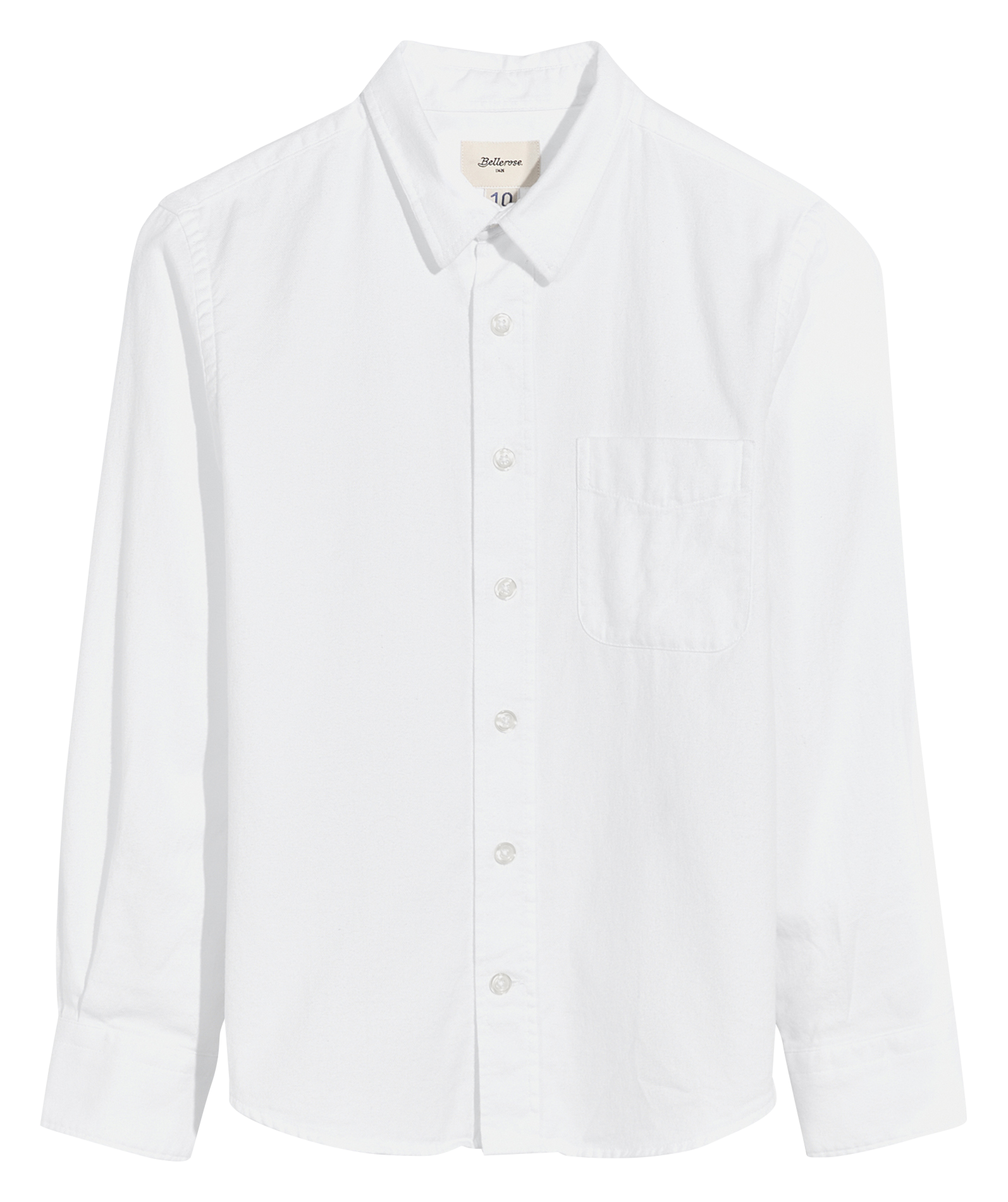 GANIX - Chemise col classique en coton| Blanc