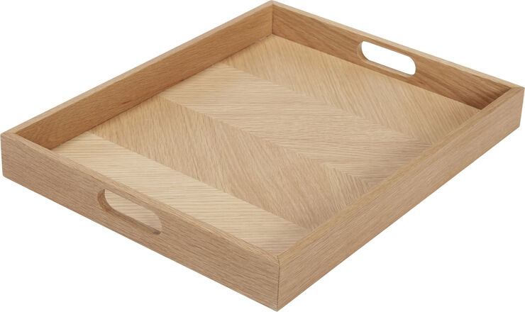 Hübsch Structure Tray Natural Natur