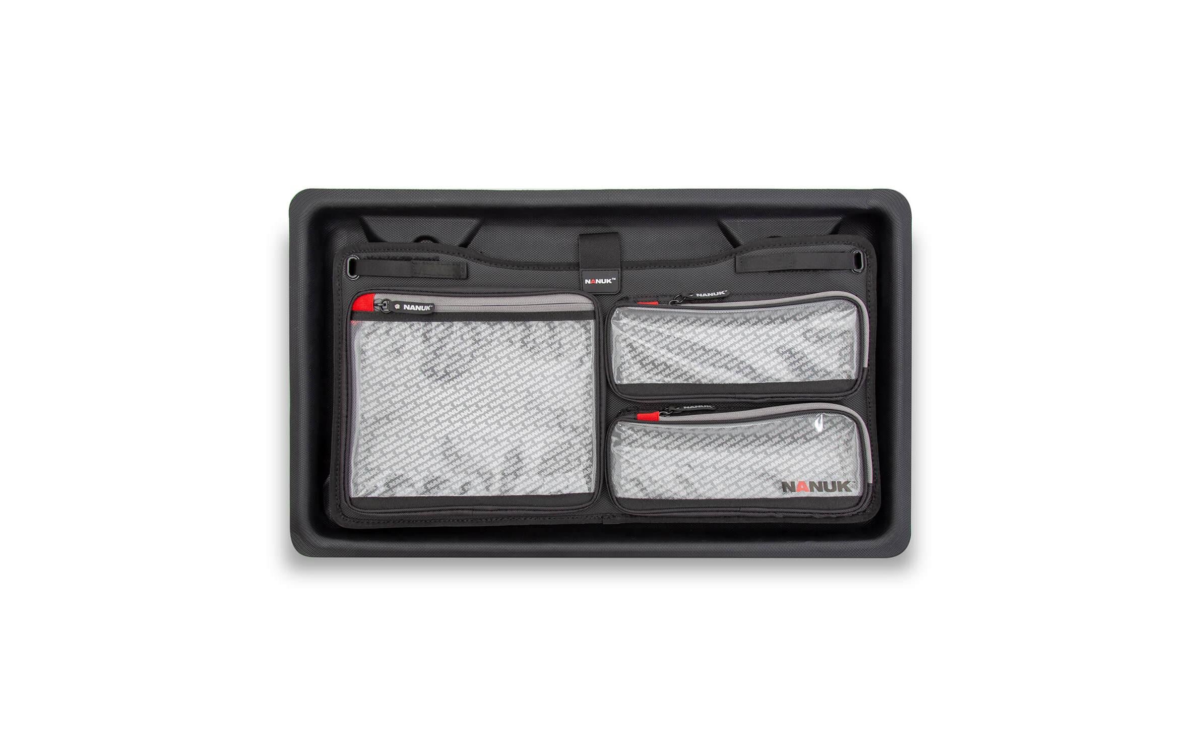 Einbaurahmen Deckel Organizer für Mod. 938<br>Hochwertiger Organizer für den Deckel des Kunststoffkoffers 938