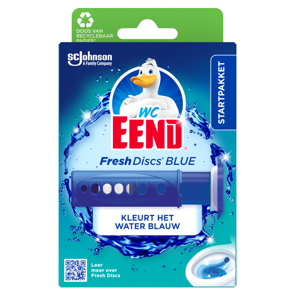 WC Eend Fresh Discs Houder Coloring Blue36 ml