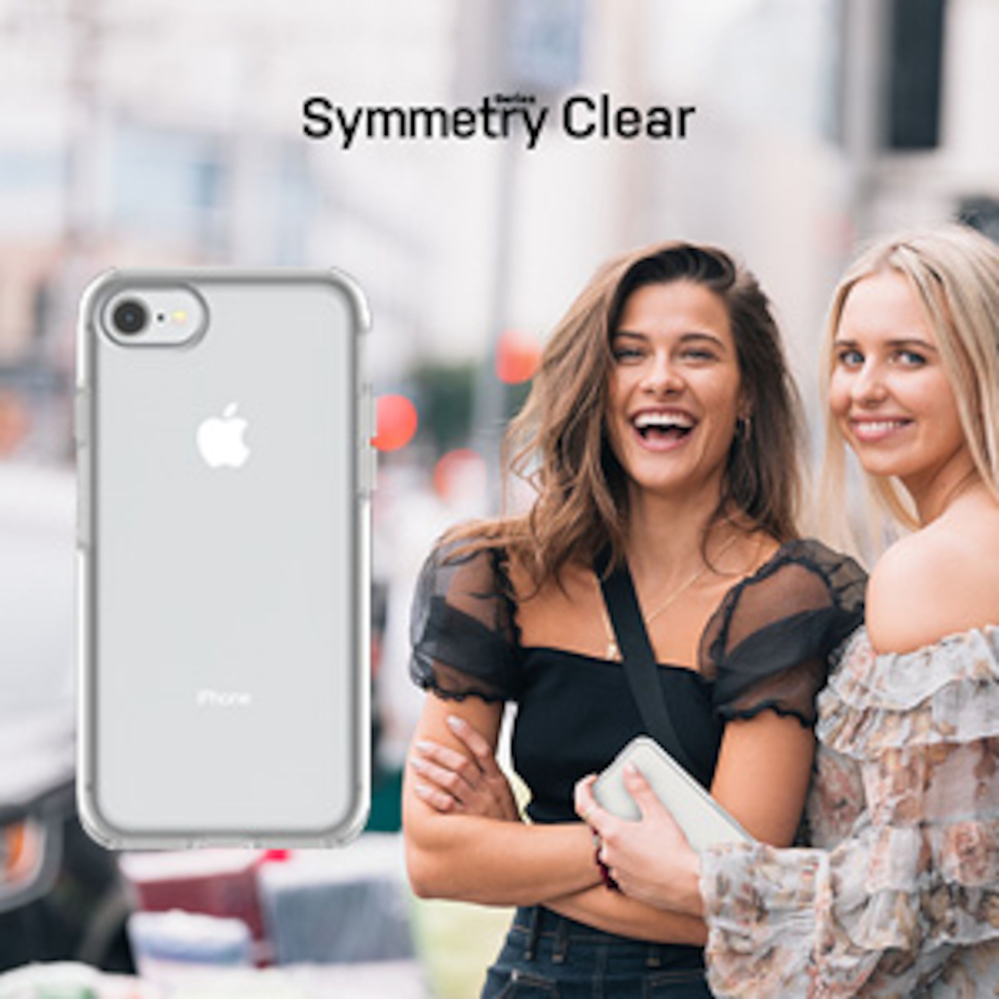 Otterbox Symmetry Robust deksel for iPhone 6, 6s, 7, 8, SE Gjennomsiktig