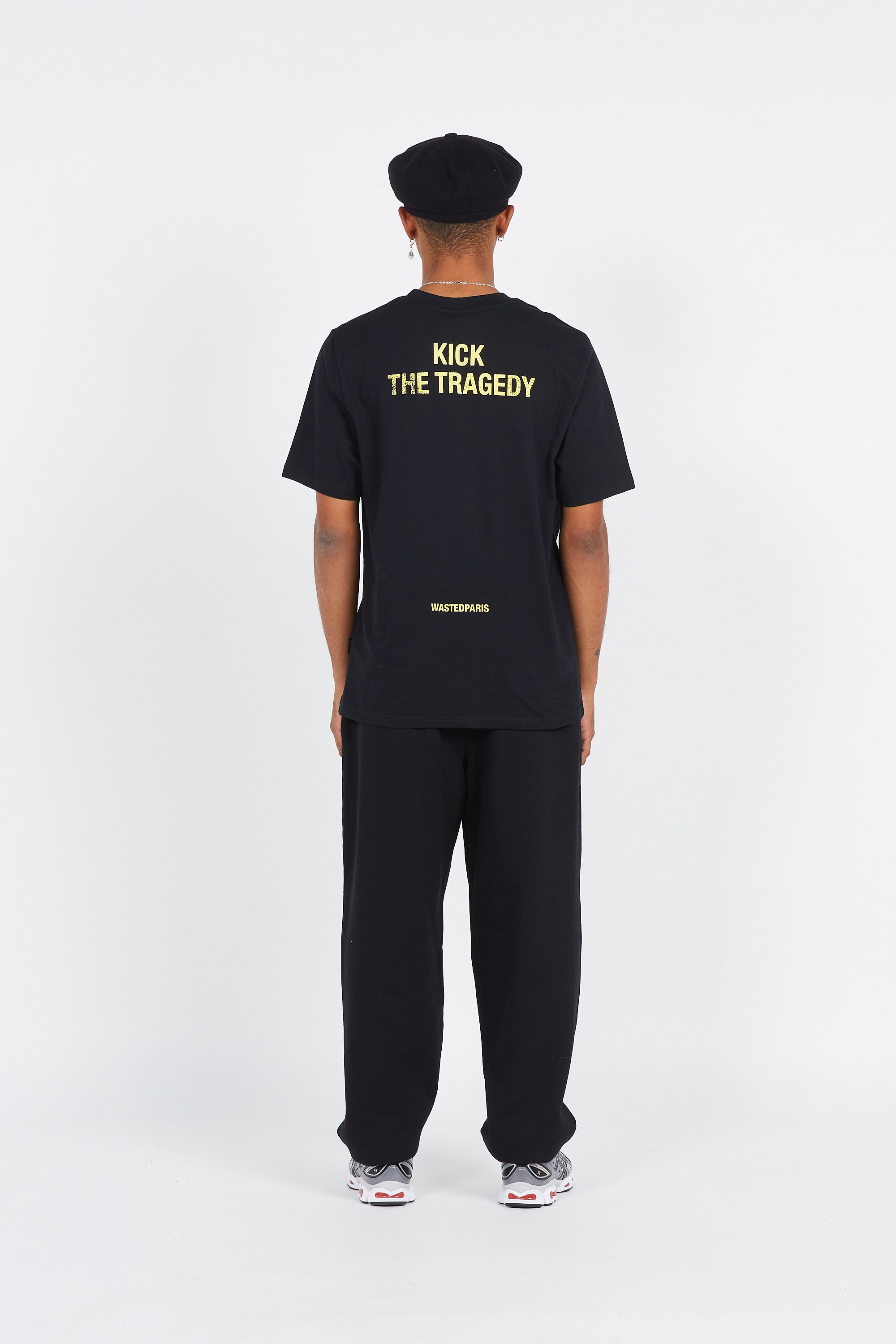 WASTED T-shirt T-SHIRT KICK Noir