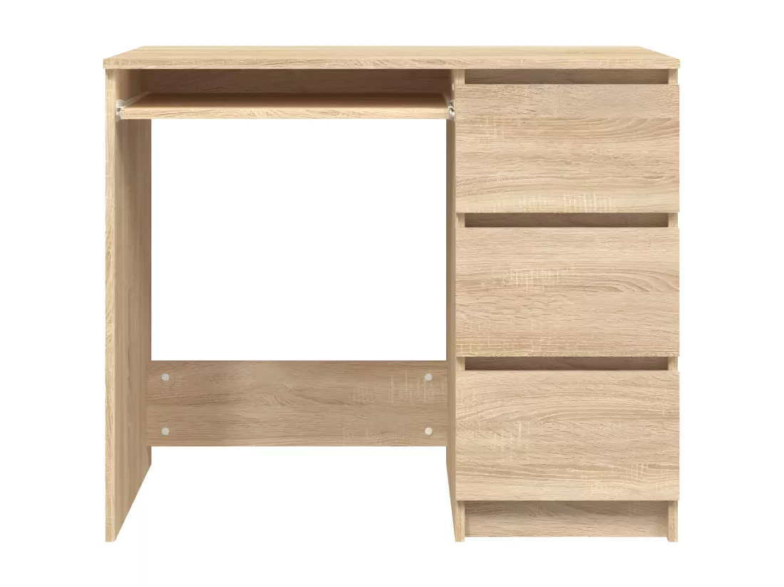 Bureau Chêne sonoma 90x45x76 cm Aggloméré