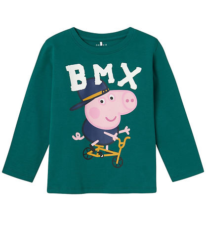 Name It Bluse - NmmJonin Peppa Pig - Antik Green