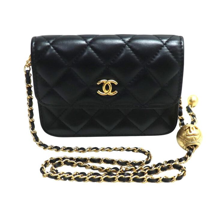 Chanel Vintage Chanel Crossbody Bag Black