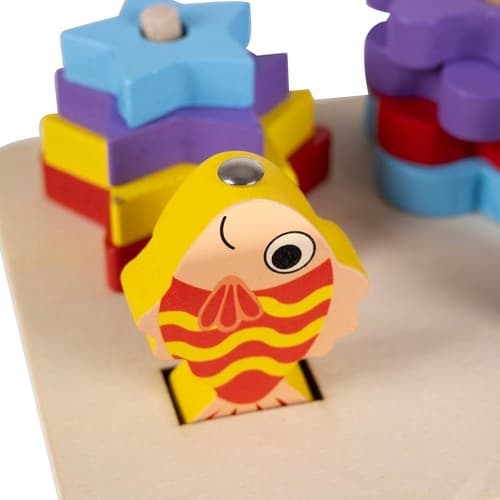 Pedagogisk Fiskespill for Barn – Sorter & Match