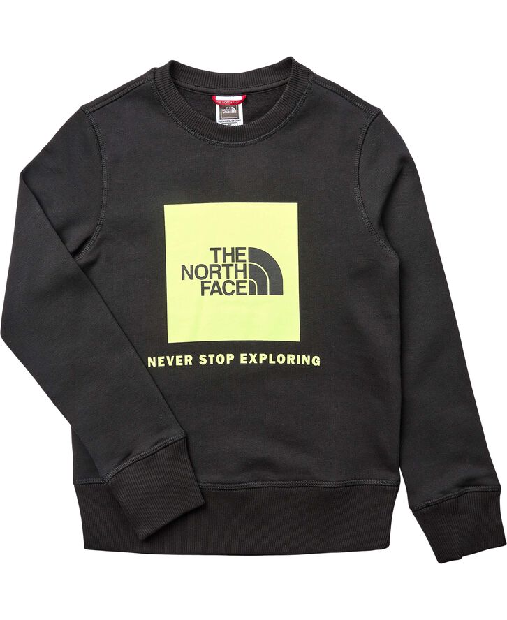 The North Face TEEN REDBOX CREW TNF BLACK Sort