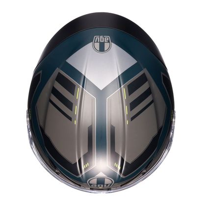 Casque AGV K-6 S - ENHANCE - Gris / Jaune
