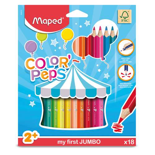 Maped® COLOR'PEPS my first JUMBO Farbstifte