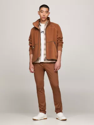 Calças chino Bleecker Slim Fit com textura