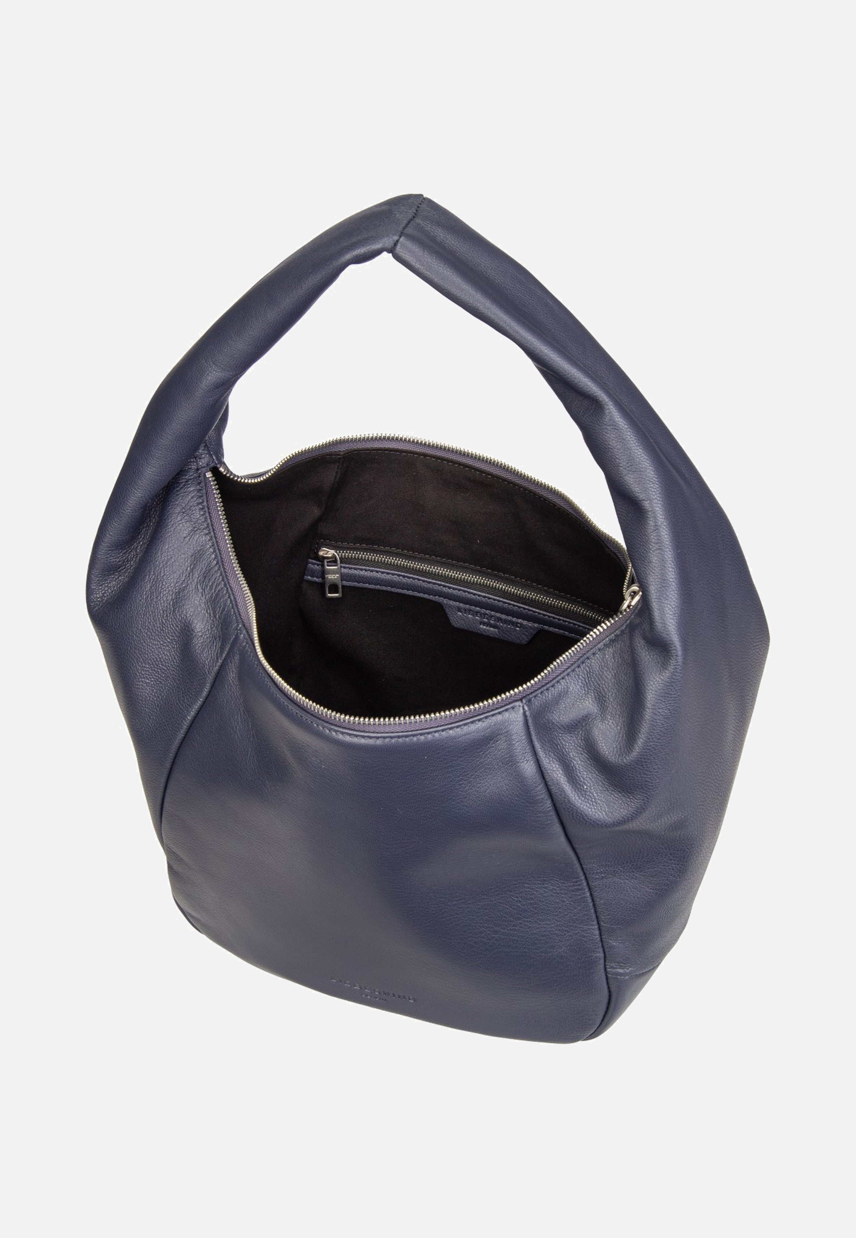 Farrah M Vintage Goat Cobalt Night - Hobo Bag