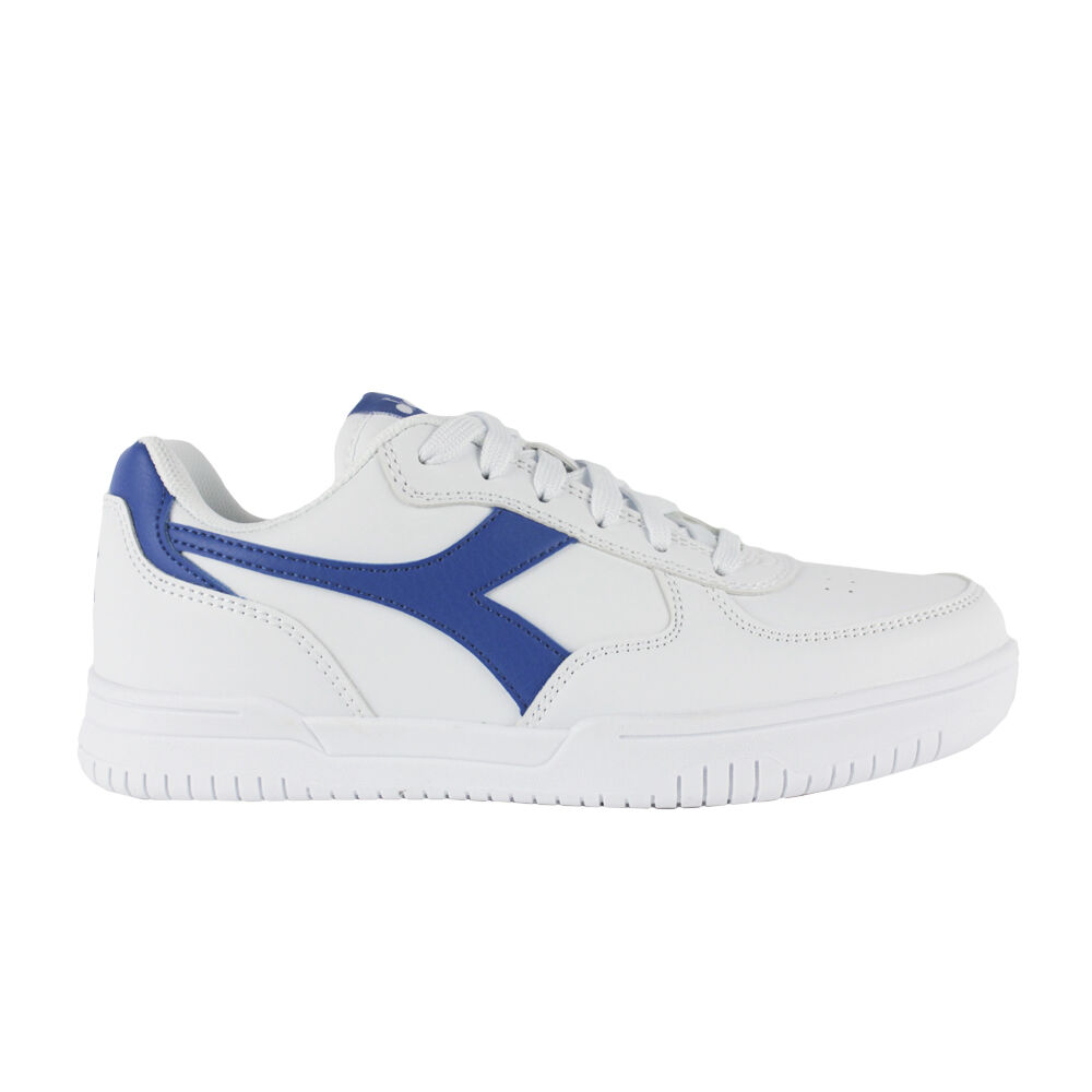 Tênis Diadora Raptor Low Gs C3144 Branco/Azul Imperial