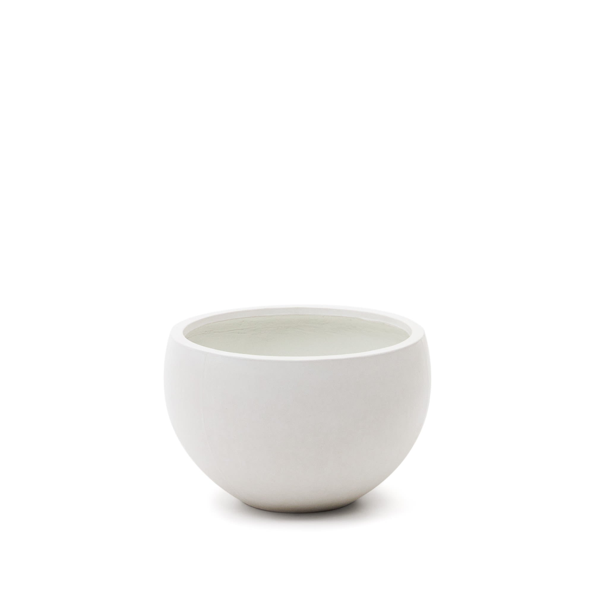 Kave Home - Grau Bloempot van wit cement Ã 56 cm