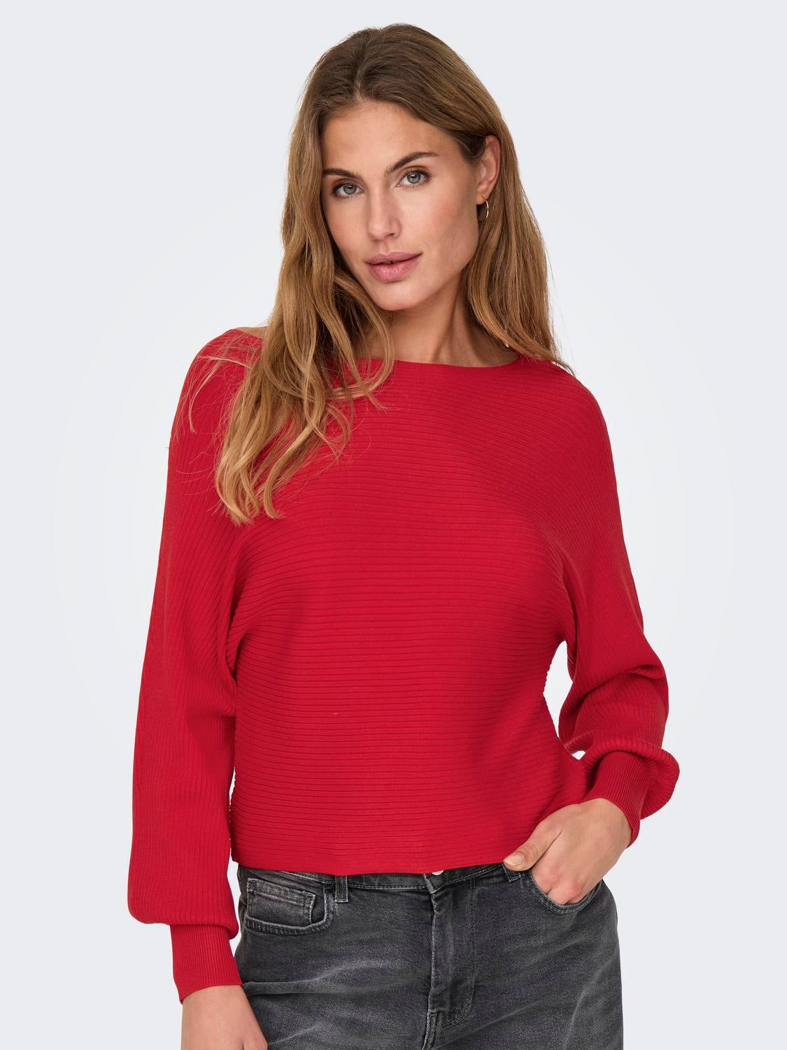 ONLADALINE Strickpullover Goji Berry
