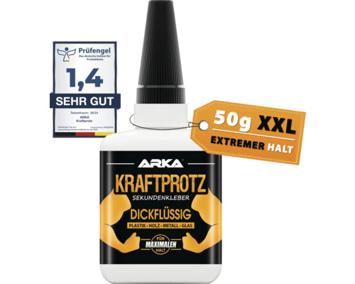 ARKA Kraftprotz universele superlijm, dik, 50 g