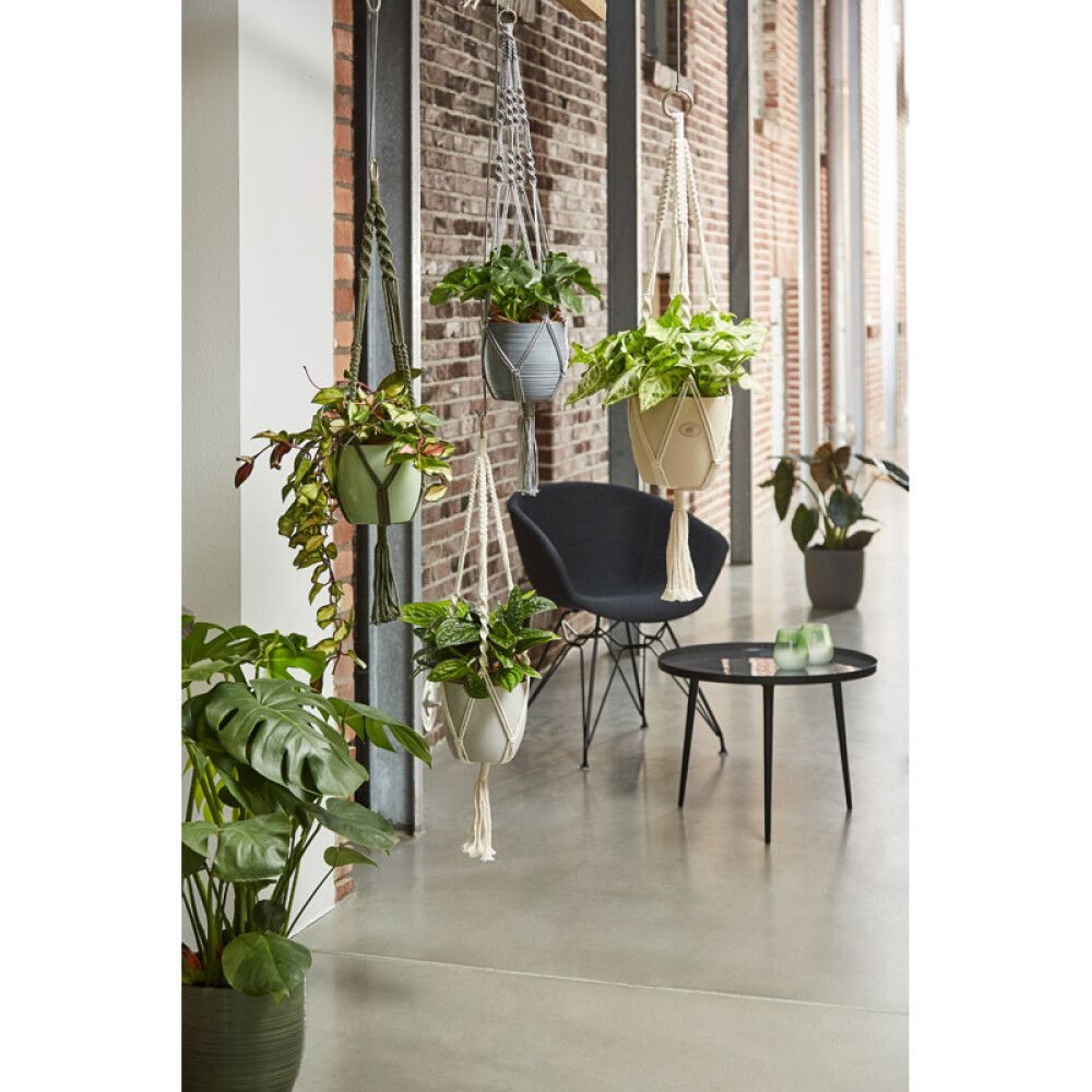 AMPEL SOENDGEN MAKRAMEE NATUR BEIGE