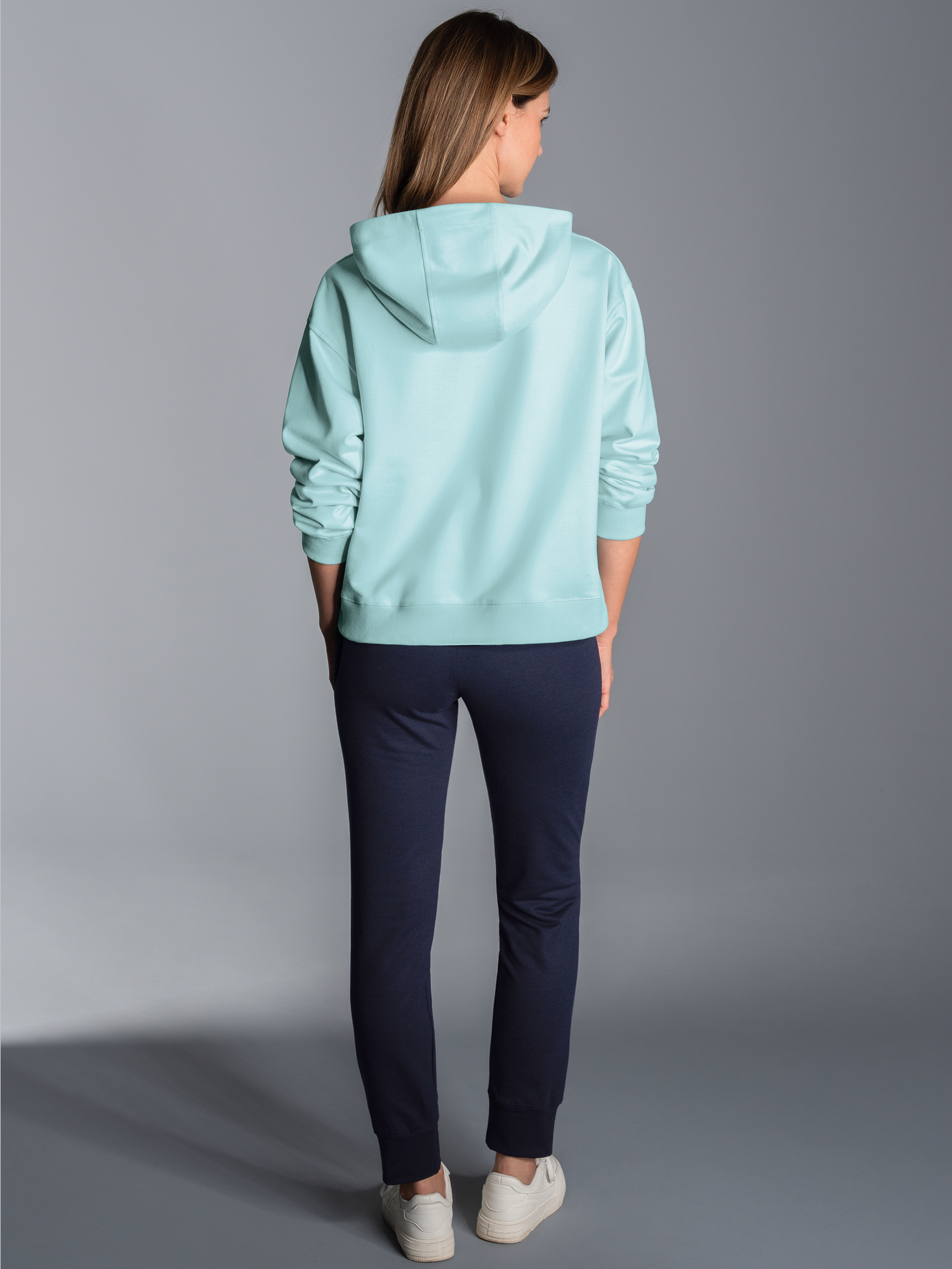 Oversized Jogginganzug in leichter Sweat-Qualität Gletscher