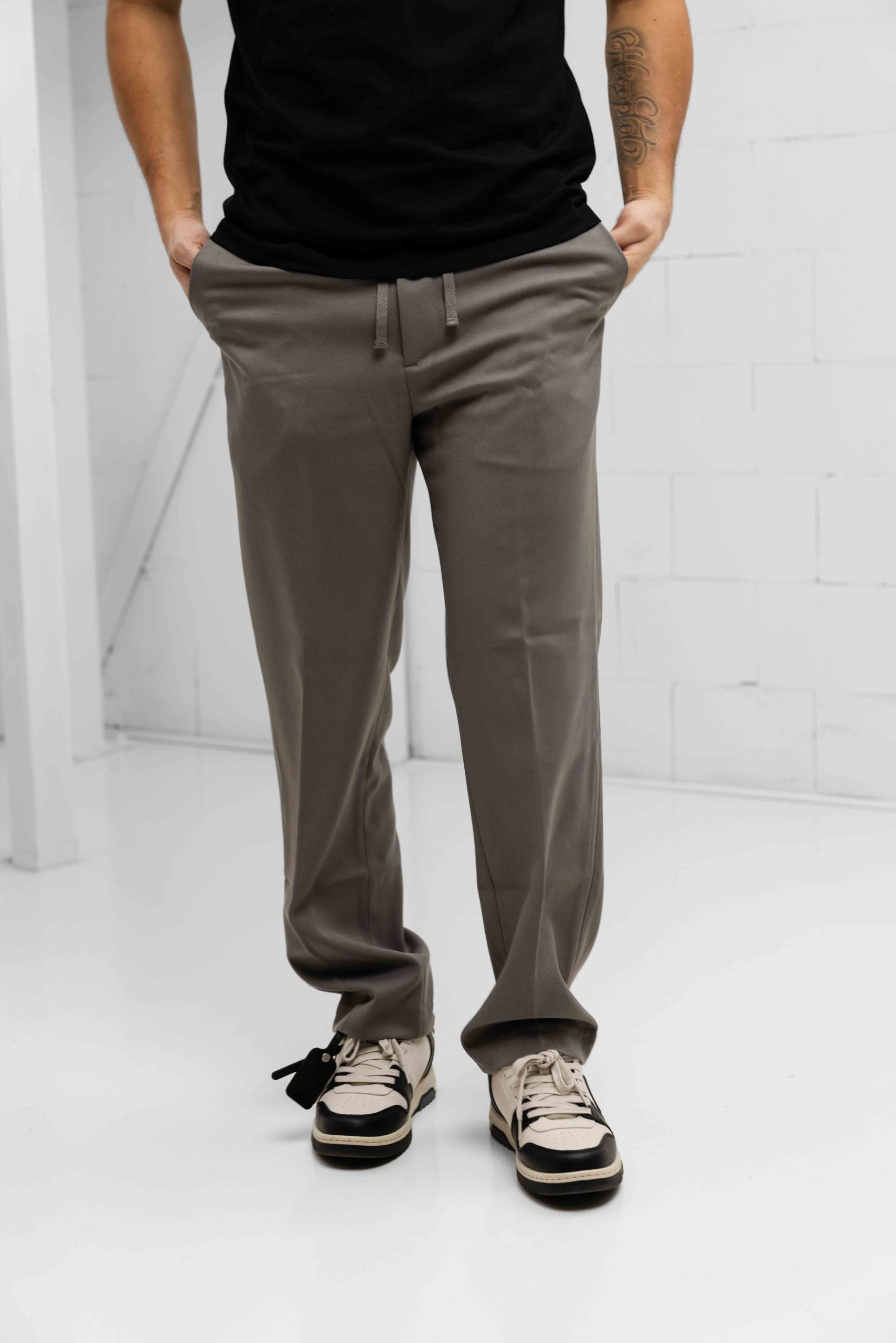 Quotrell Roman Broek Heren Grijs