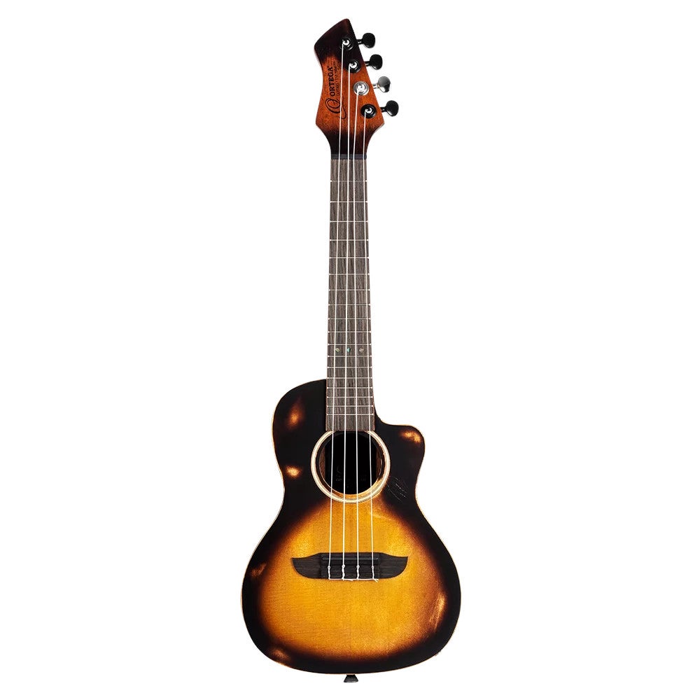 Ortega DSSUITE-UKE The Private Room Tobacco Burst E/A concert ukelele met gigbag