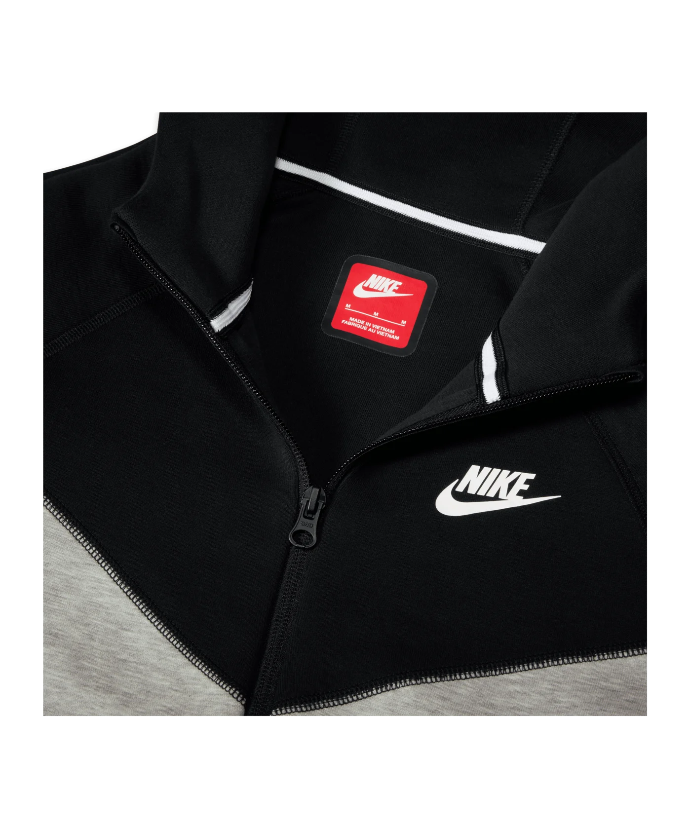 Nike Tech Fleece Jacke Kids Grau Schwarz F064
