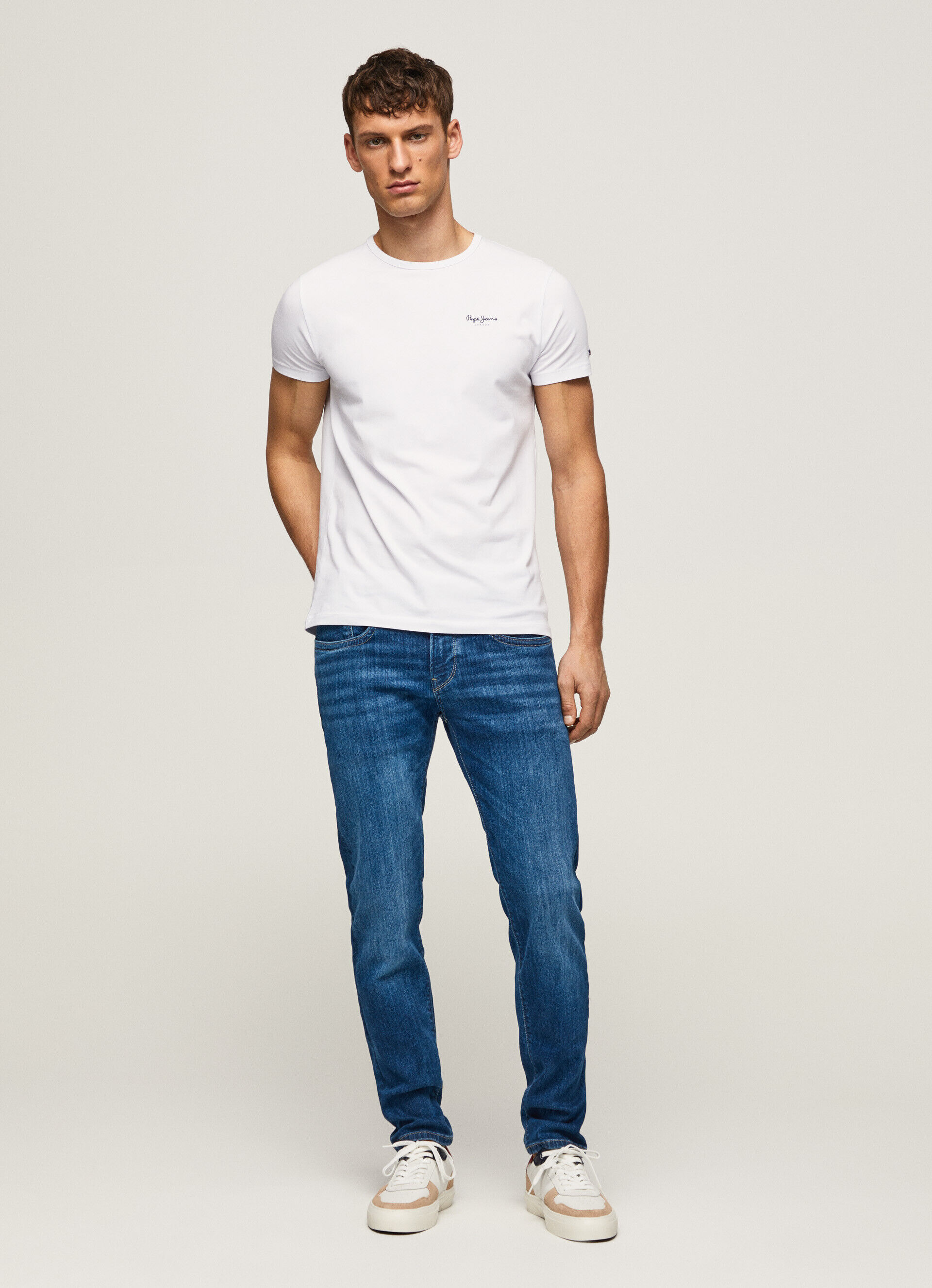Calça jeans Hatch Fit Slim com cintura baixa - jeans