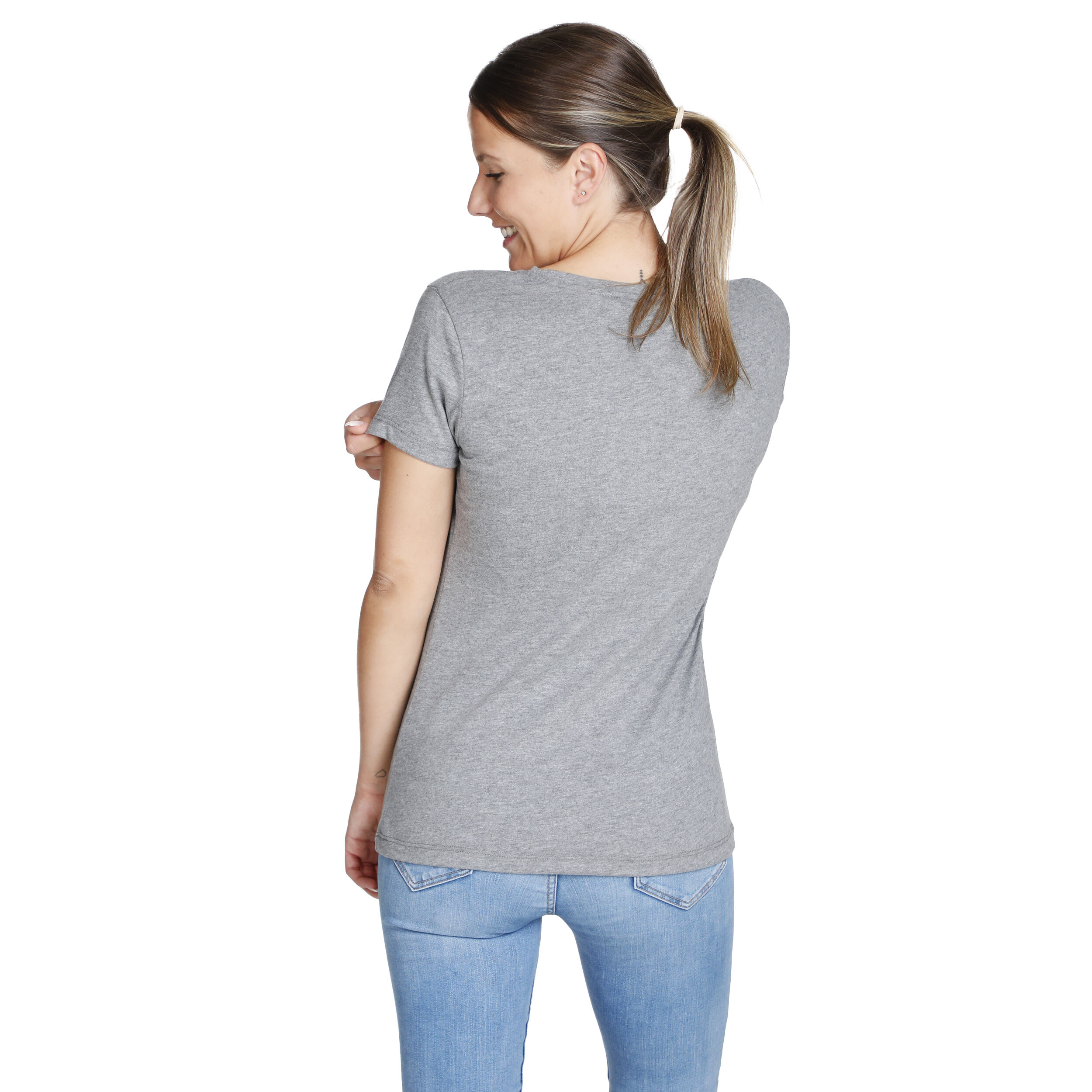 Quiet Please Melbourne Sunrise T-shirt Femmes - Gris , Multicouleur
