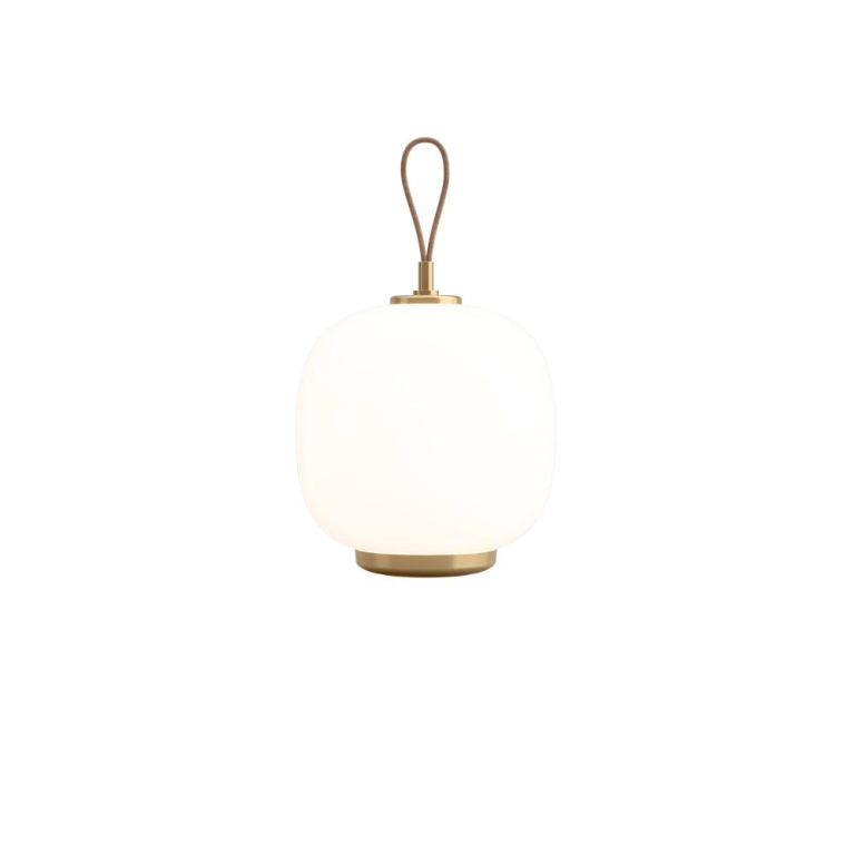 Louis Poulsen VL 45 Radiohus Portable tafellamp Brass/Glossy Pale Yellow