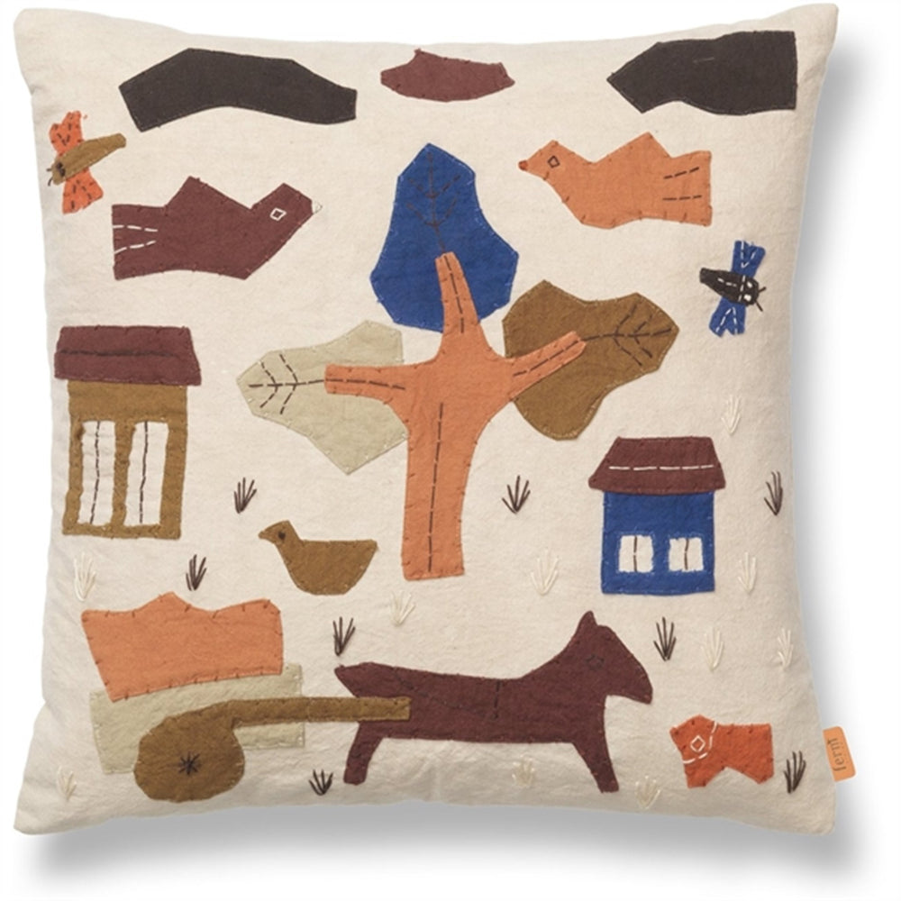 Village Pude Off-White - Ferm Living → Luksusbaby.dk