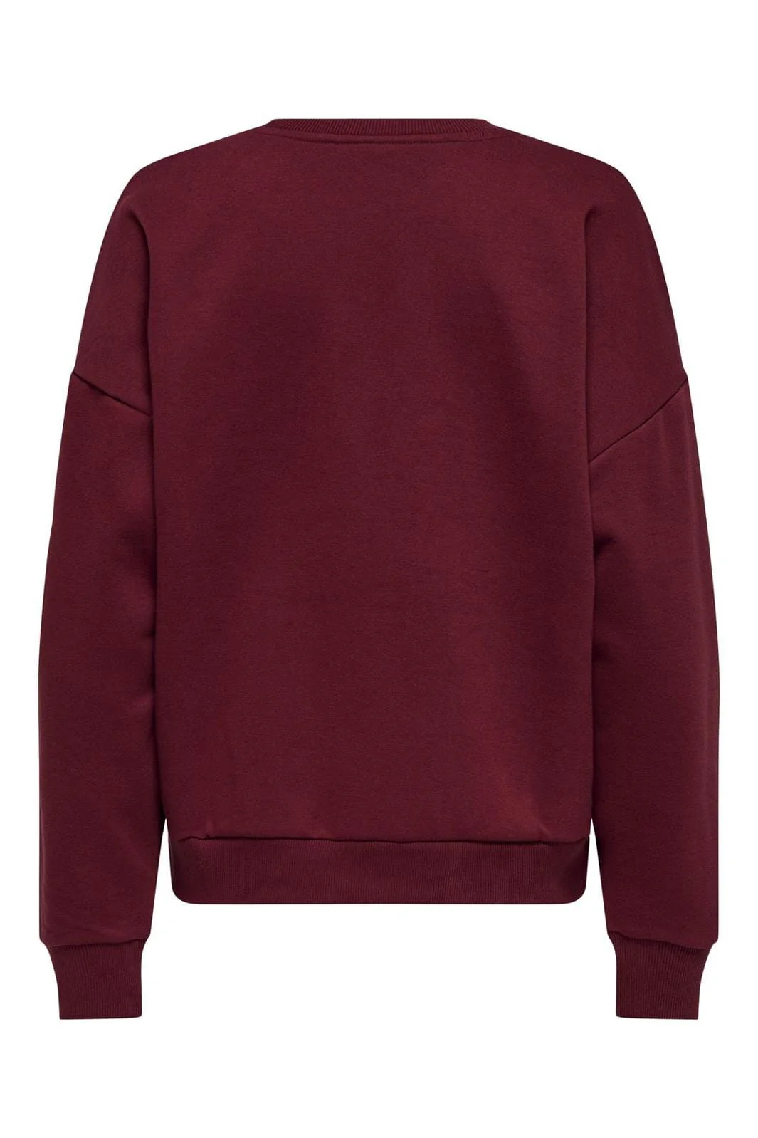 Only Onlwallis L/S O-Neck Print Box Swt 4759437 syrah eternity
