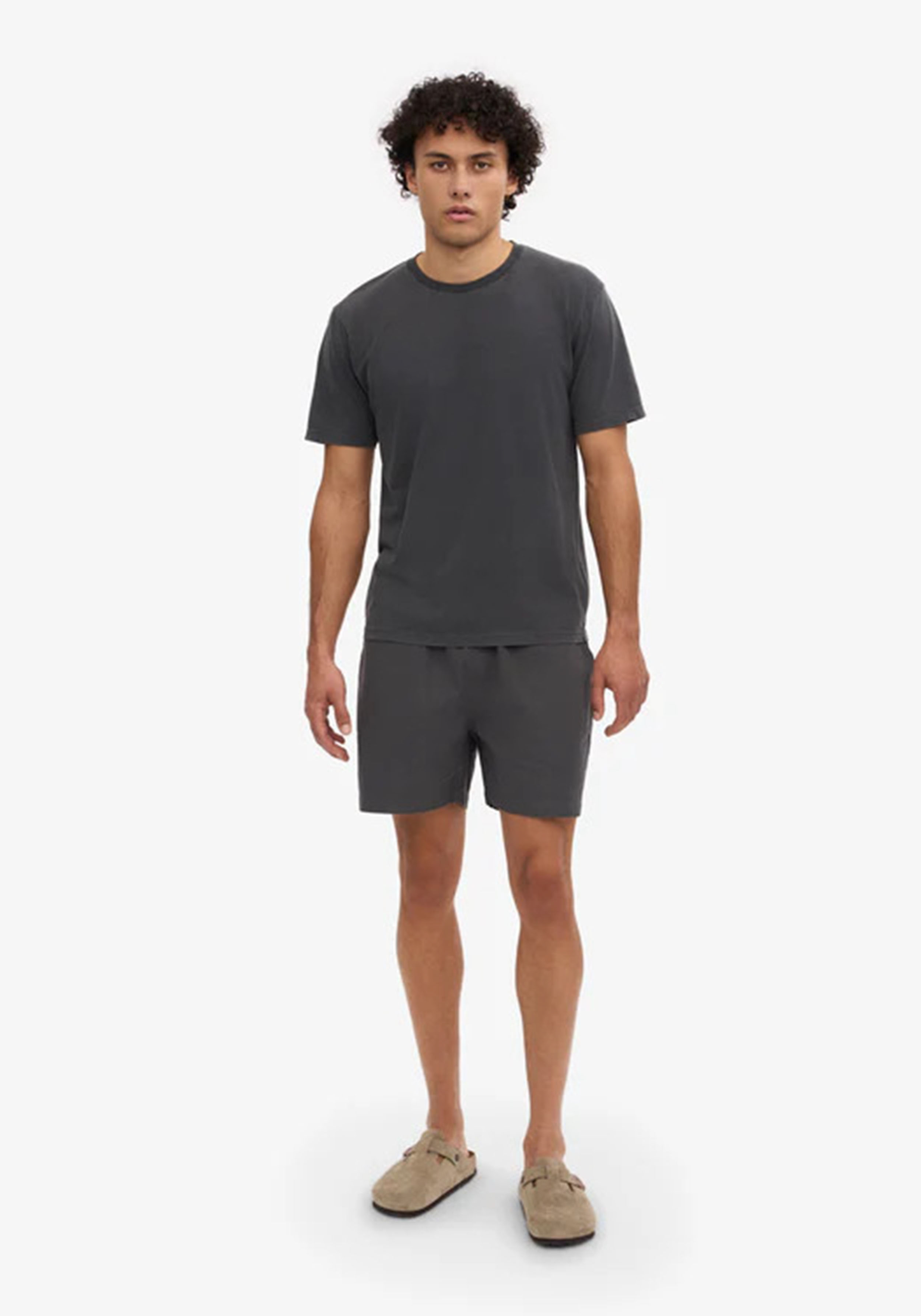 Colorful Standard Herren-T-Shirt Faded Black