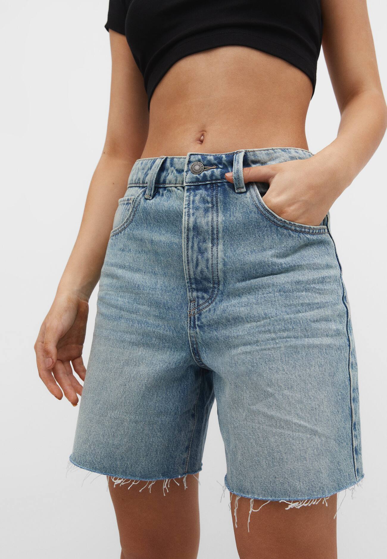 Bermudas de cintura baixa