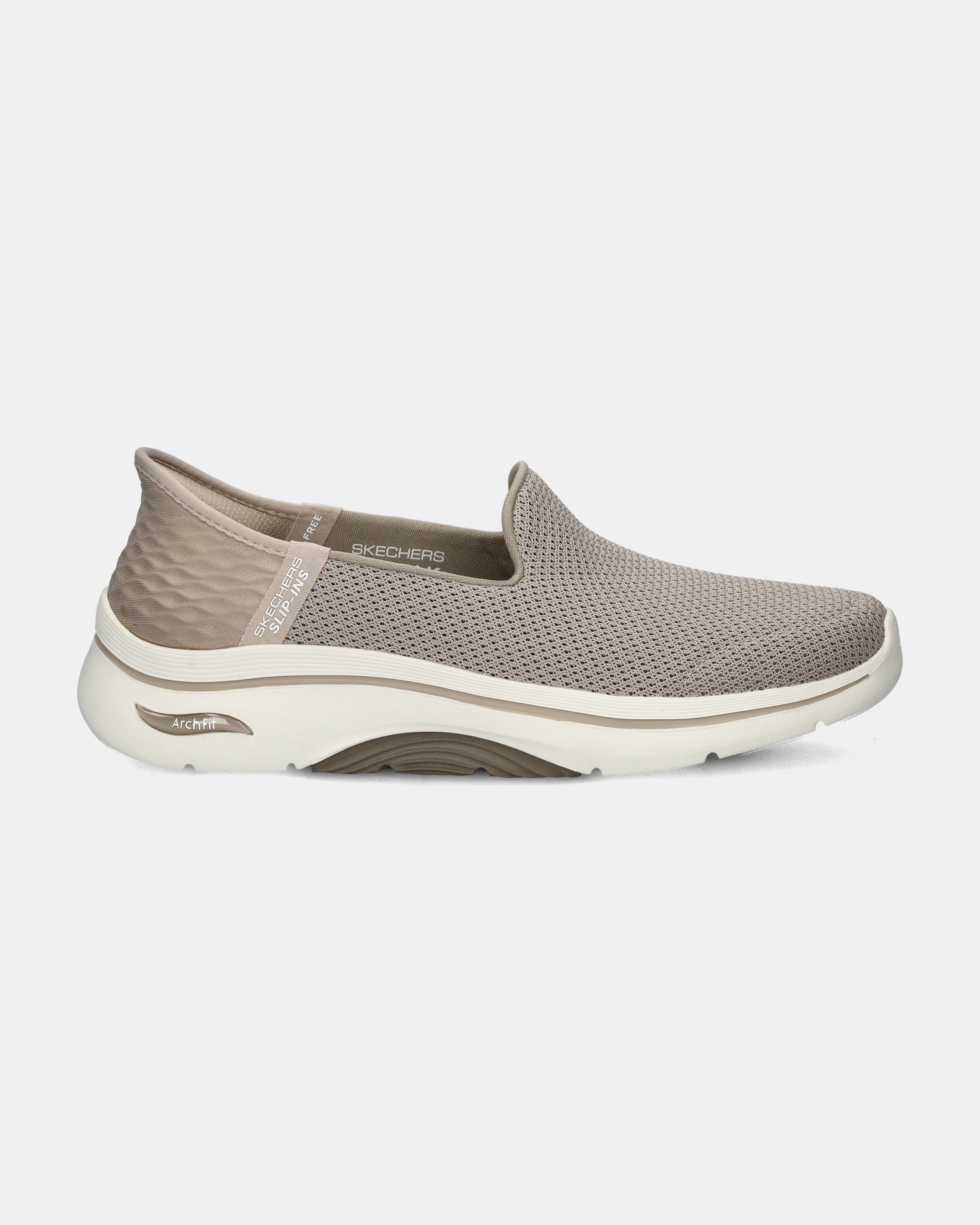 Skechers Hands Free Slip-Ins Go Walk Arch Fit Instapschoenen  - bruin