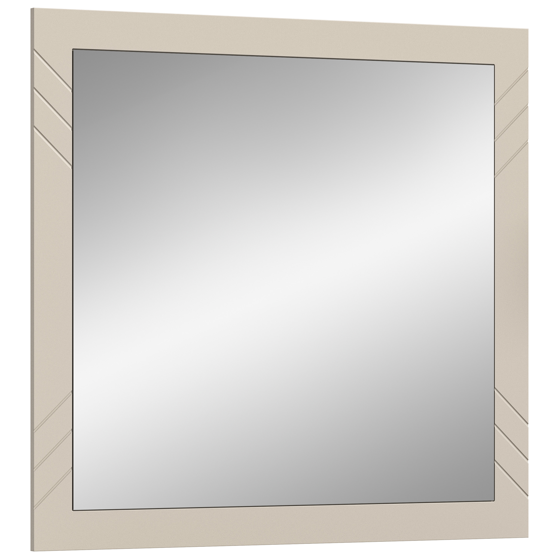 Spiegel NOTES - sandbeige matt - 80 cm