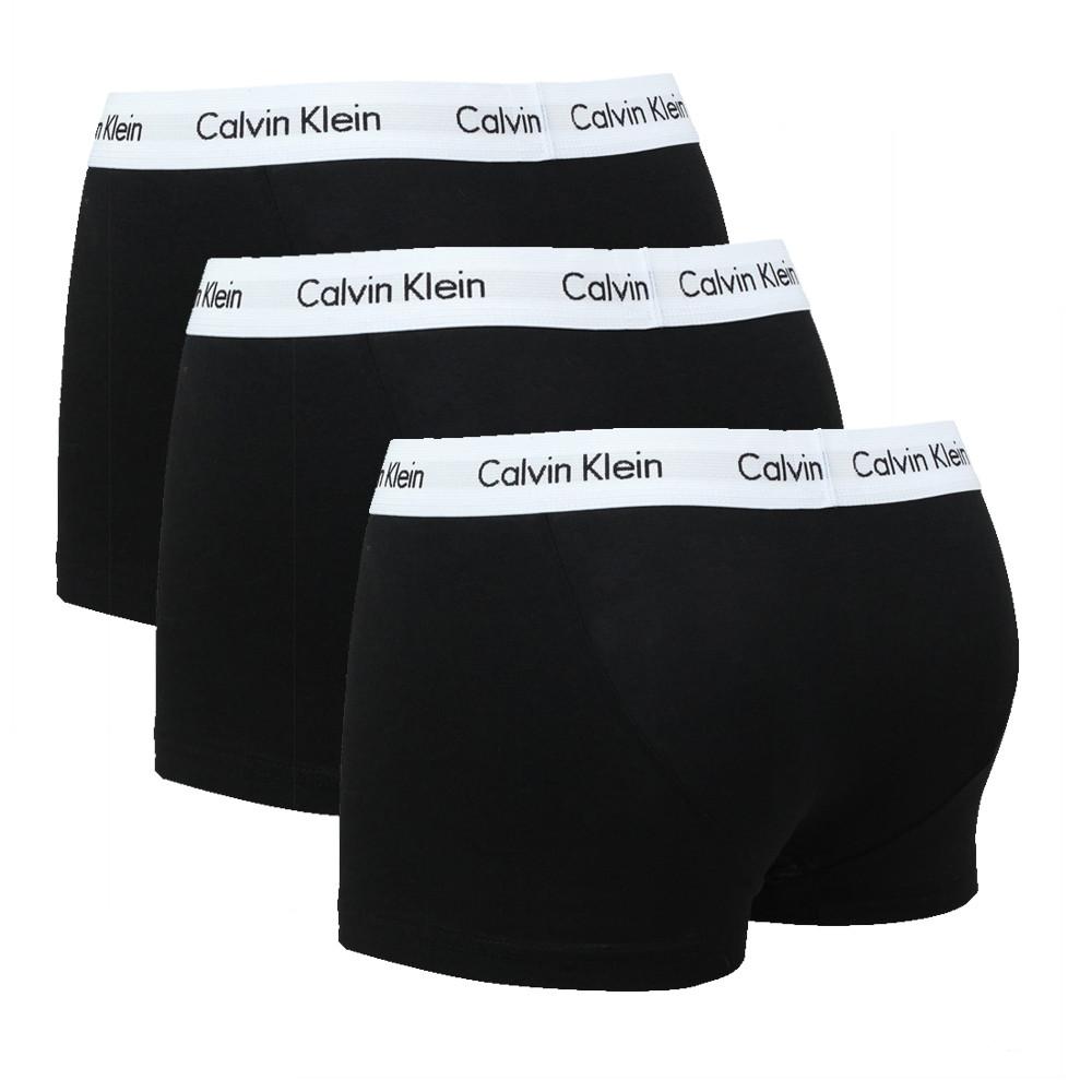 Calvin Klein Jeans x3 Boxers Noirs Homme Calvin Klein Rise