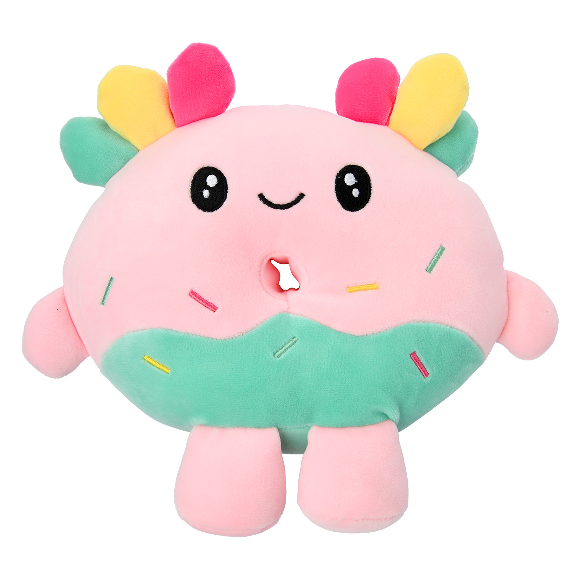 Topolino Candy World Plüschtier mit  Gesicht rosa / türkis
