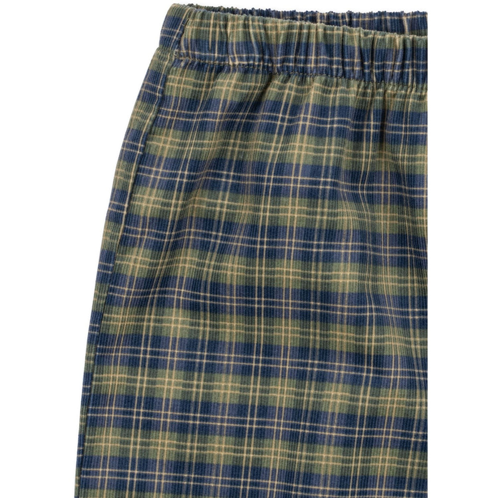 Køb Konges Sløjd Laurel Blue Check Cara Bukser GOTS