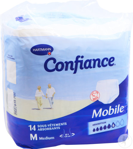 Hartmann Confiance Mobile Absorption 6 Gouttes M 14 Pièces