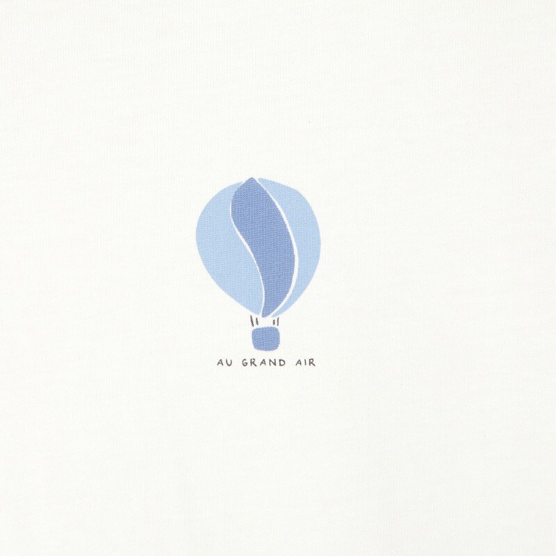 T-shirt manches courtes en coton bio bleu mixte Absorba Bleu