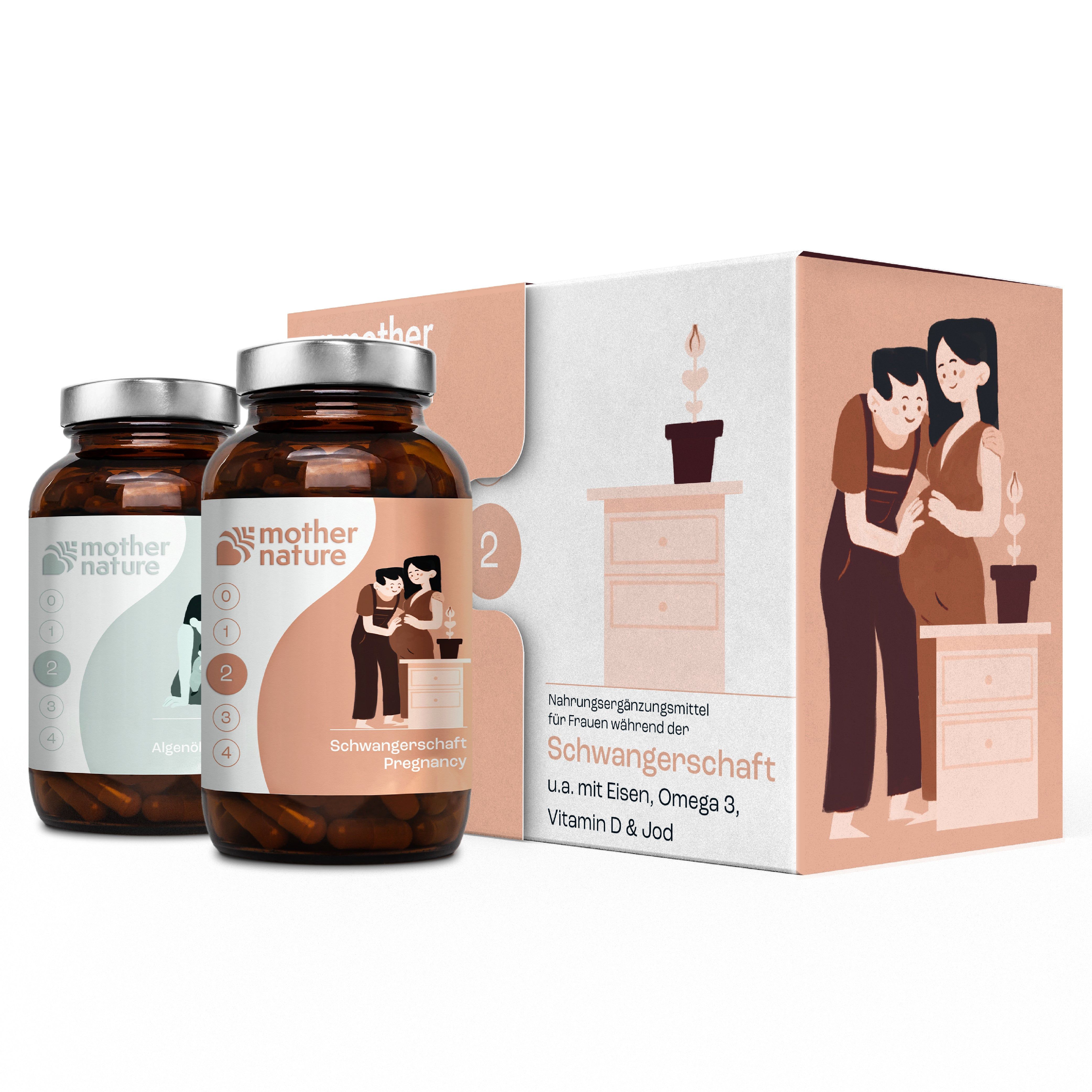 Mother Nature® Schwangerschaftsvitamine während der Schwangerschaft - Phase 2