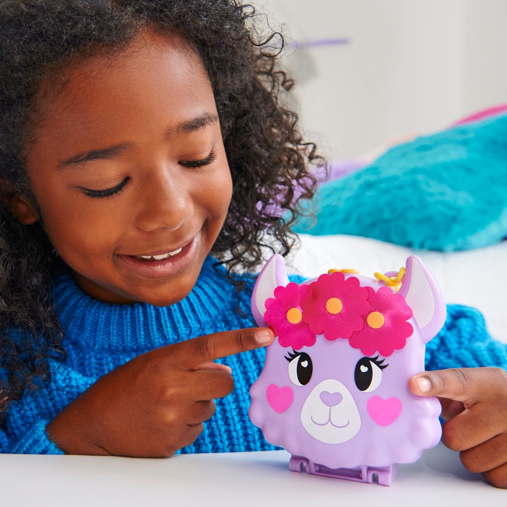 Polly Pocket Camp Abenteuer Lama Kompaktes Spielset