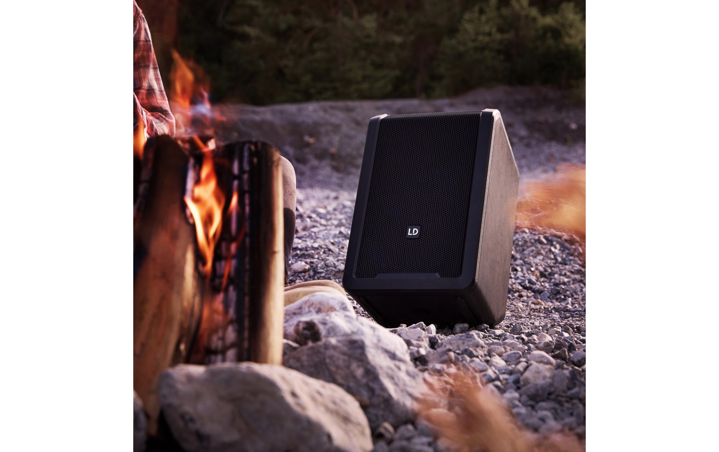PA-System Anny 8 BPH B5 Schwarz<br>Tragbarer Bluetooth PA-System mit Headset-Mikrofon