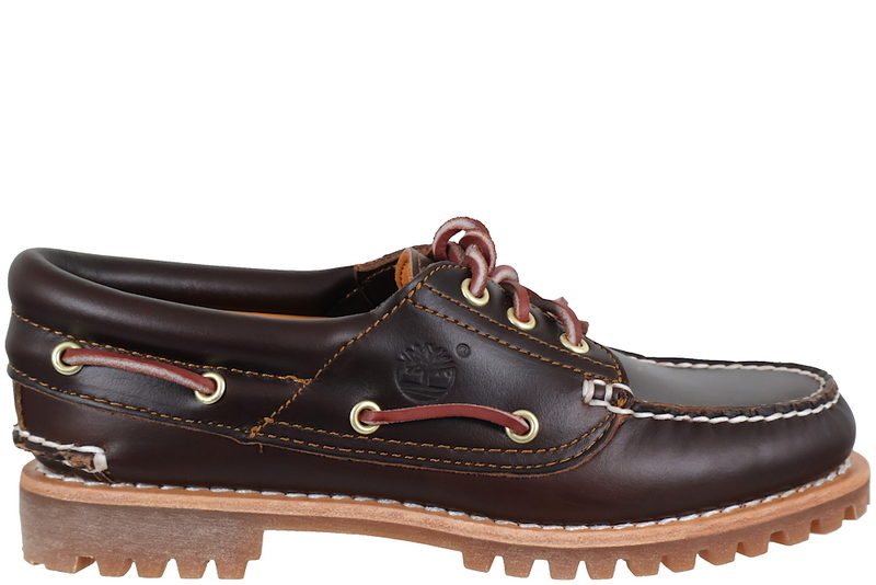 TIMBERLAND AUTHENTIC BOAT SHOES W DARK BROWN SUEDE