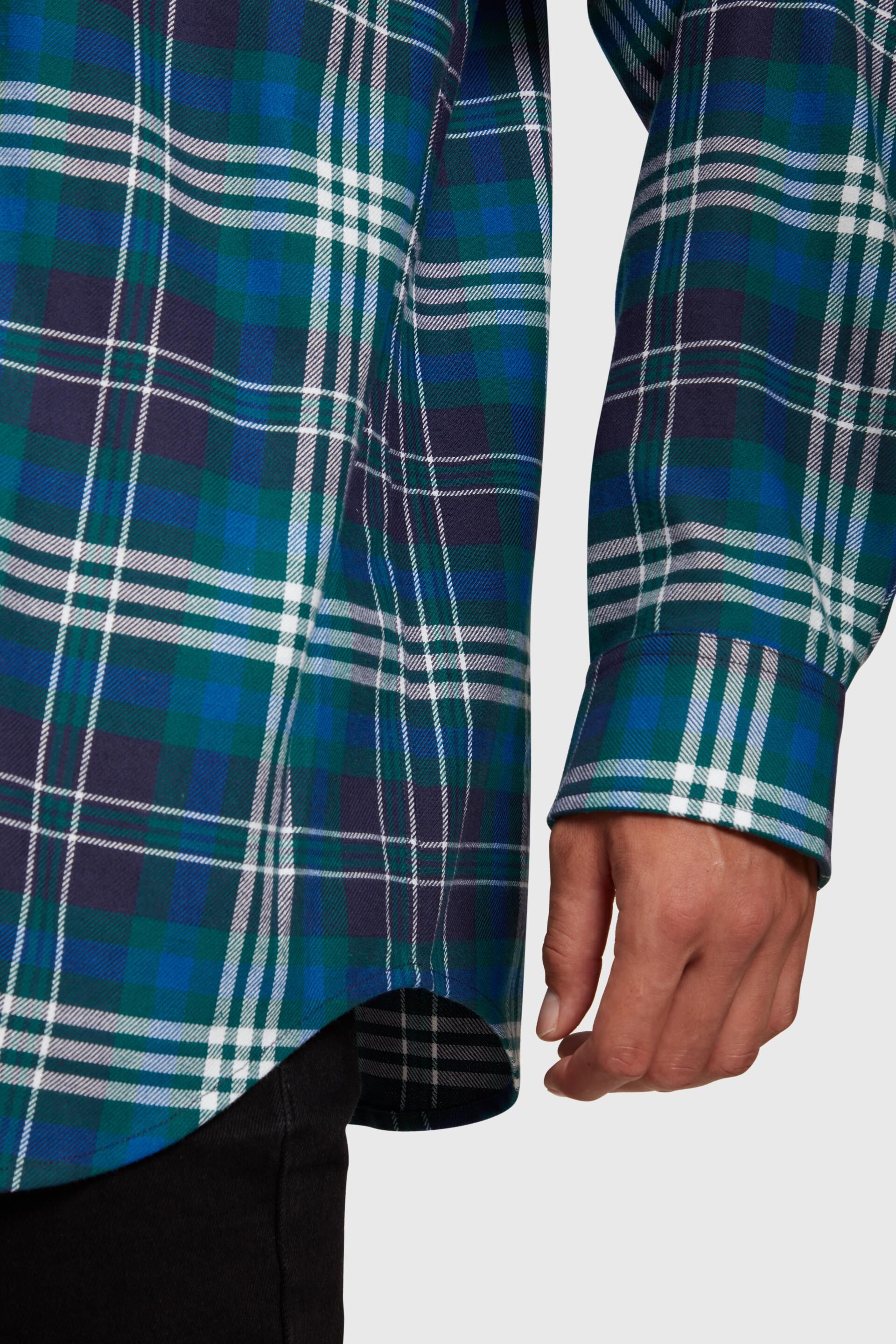 Chemise en flanelle à carreaux