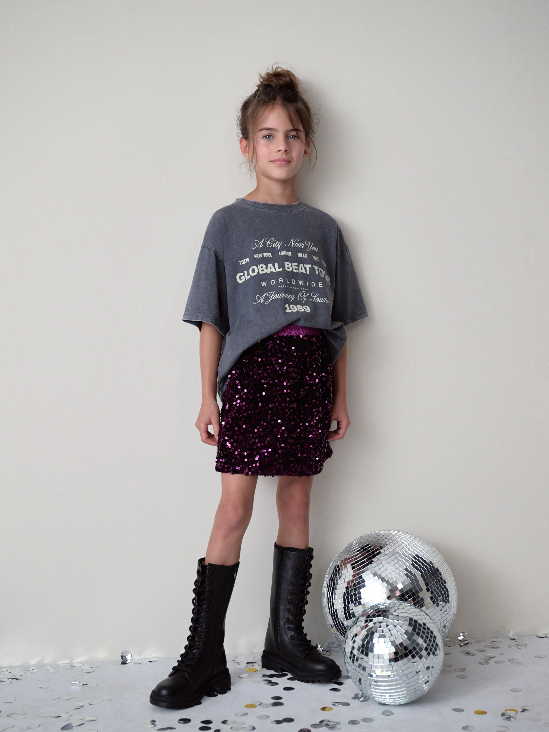 Zwart - Lace up Knee High Boots