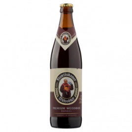 Franziskaner Weissbier dunkel premium hefe witbier