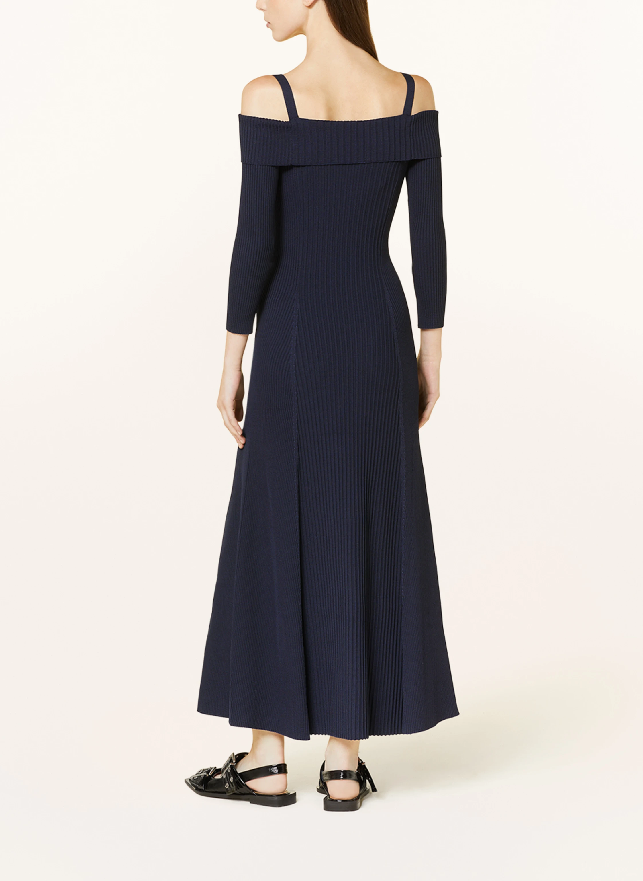 GANNI Strickkleid mit 3/4-Arm