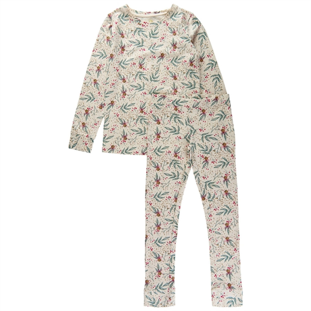 White Swan Bell Aop Holiday Pyjamas
