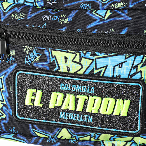 Sac Poitrine Noir Bleu Jaune